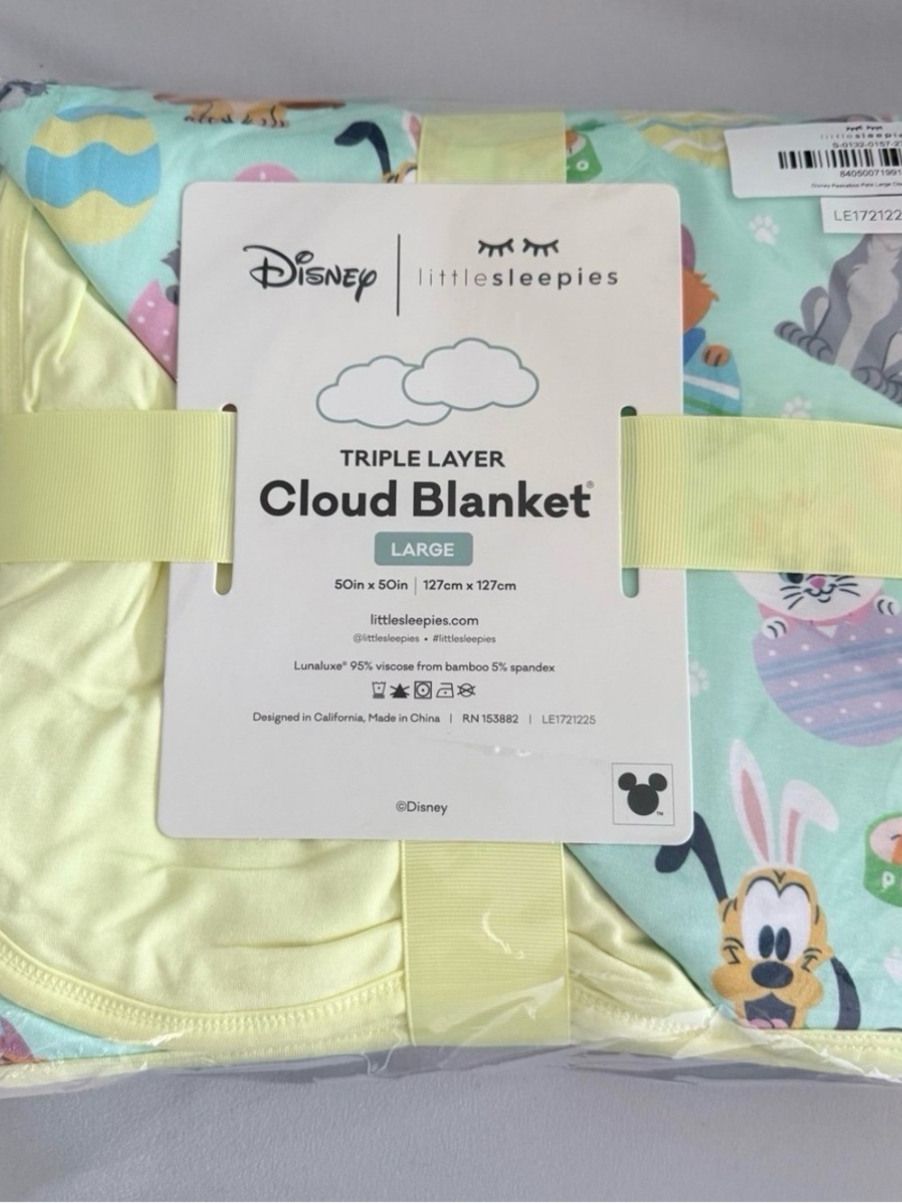 Little Sleepies peekaboo pets cloud blanket